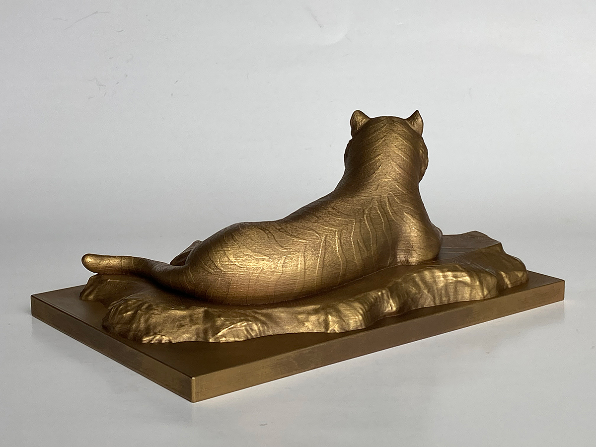 3D printed sculpture of the Tiger